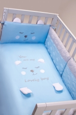 Дитячий постільний комплект Veres Lovely boy 6 одиниць